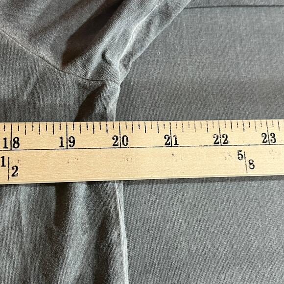 Soft Surroundings Tunic Top Womens Medium Gray Embroidered Long Sleeve Boho‎ - Picture 8 of 8